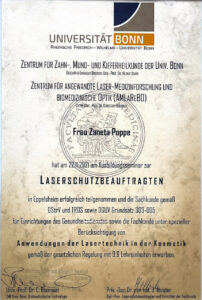 Universität Bonn Laserschutzbeauftragte